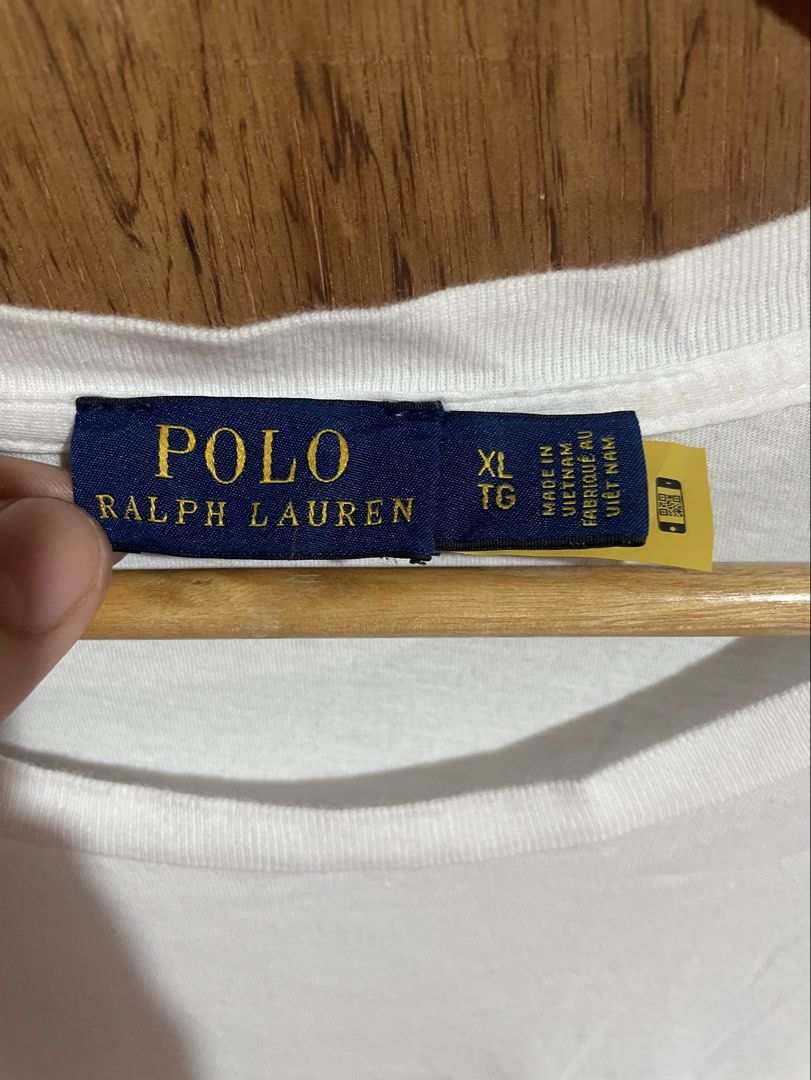 WHITE POLO RALPH LAUREN TSHIRT (SCANNABLE QRCODE) (Category: Shirts) located in Cagayan de Oro. Submitted by jhonny_kevz930 (Listing ID 1470698485, Image 3). Description: .