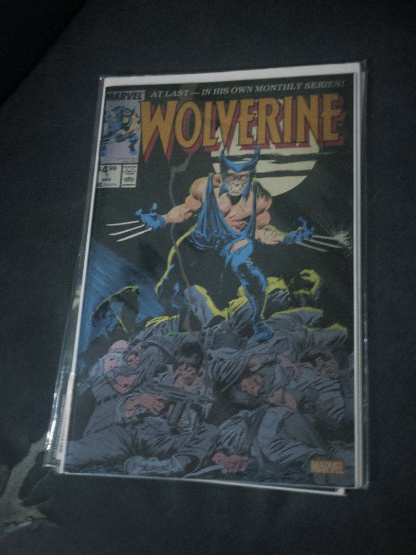 Wolverine #1 FOIL & Facsimile (Category: Comics & Manga) located in Manila. Submitted by LiamTeves (Listing ID 1470568692, Image 1). Description: FOIL ₱850 Fascismile ₱650 LOC: Sta. Mesa, Manila .