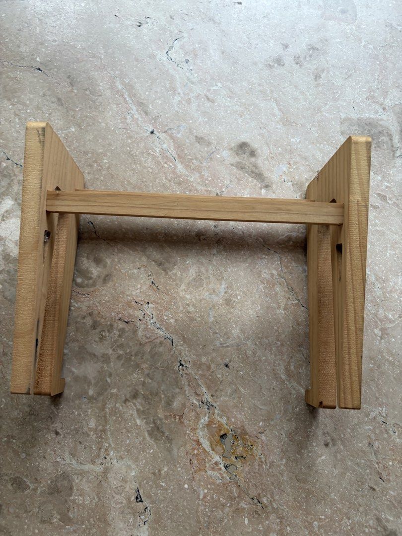 Wooden Laptop / Tablet Stand: Natural Pine (Category: Other Accessories) located in Quezon City. Submitted by tidyup.lara (Listing ID 1470559220, Image 3). Description: Sold as is Condition 8/10: used but in good condition, needs a little cleaning.