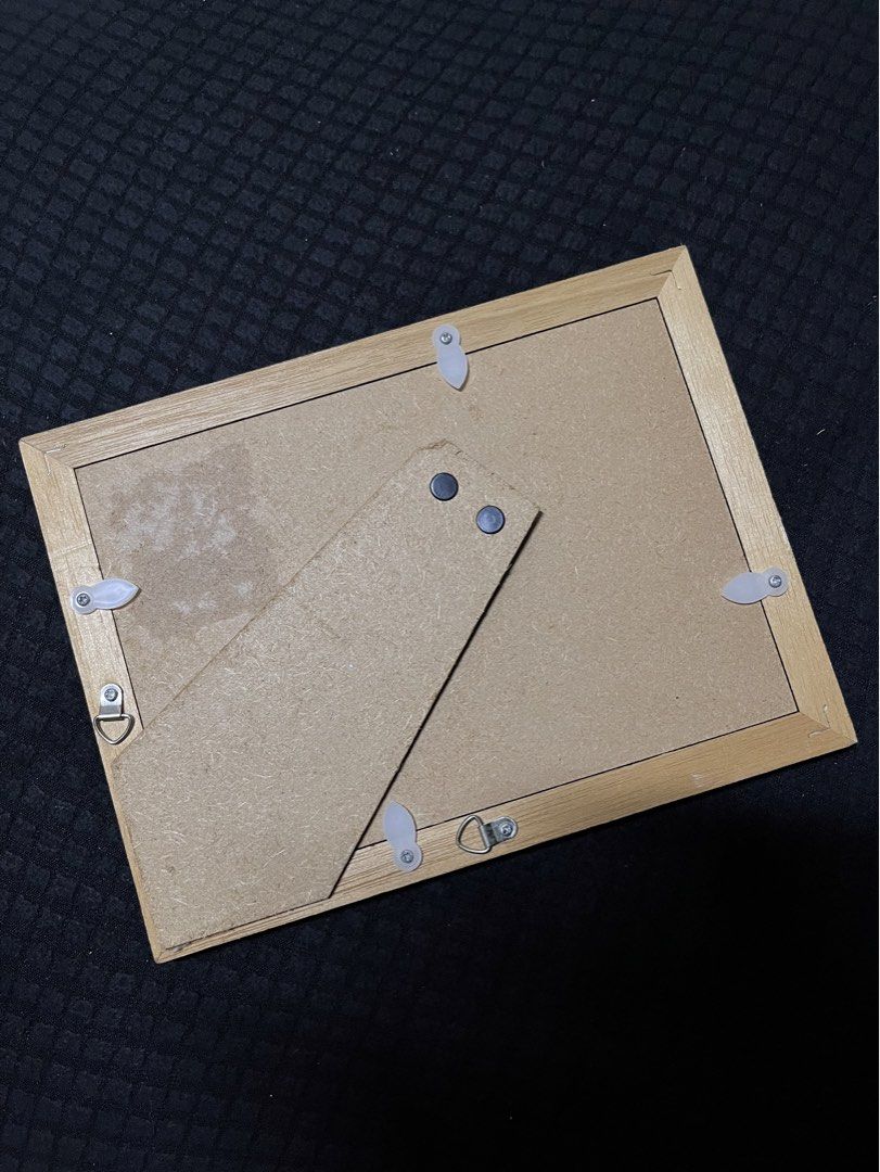 Wooden Picture Frame (Category: Frames & Pictures) located in Rizal. Submitted by ayathrifts (Listing ID 1470622243, Image 2). Description: 8 x 6 inches 📍pre-loved item. please manage your expectations..