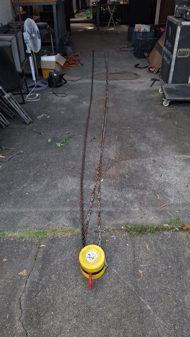 WORKMATES HS Type Chain Block 1 Ton (Category: Construction Tools & Equipment) located in Angeles City. Submitted by pamdiel003 (Listing ID 1470613448, Image 2). Description: 1 ton chain hoist 6meter chain fall 3,000 pesos loc: Sunset Valley Mansions Brgy Cutcut Angeles City.