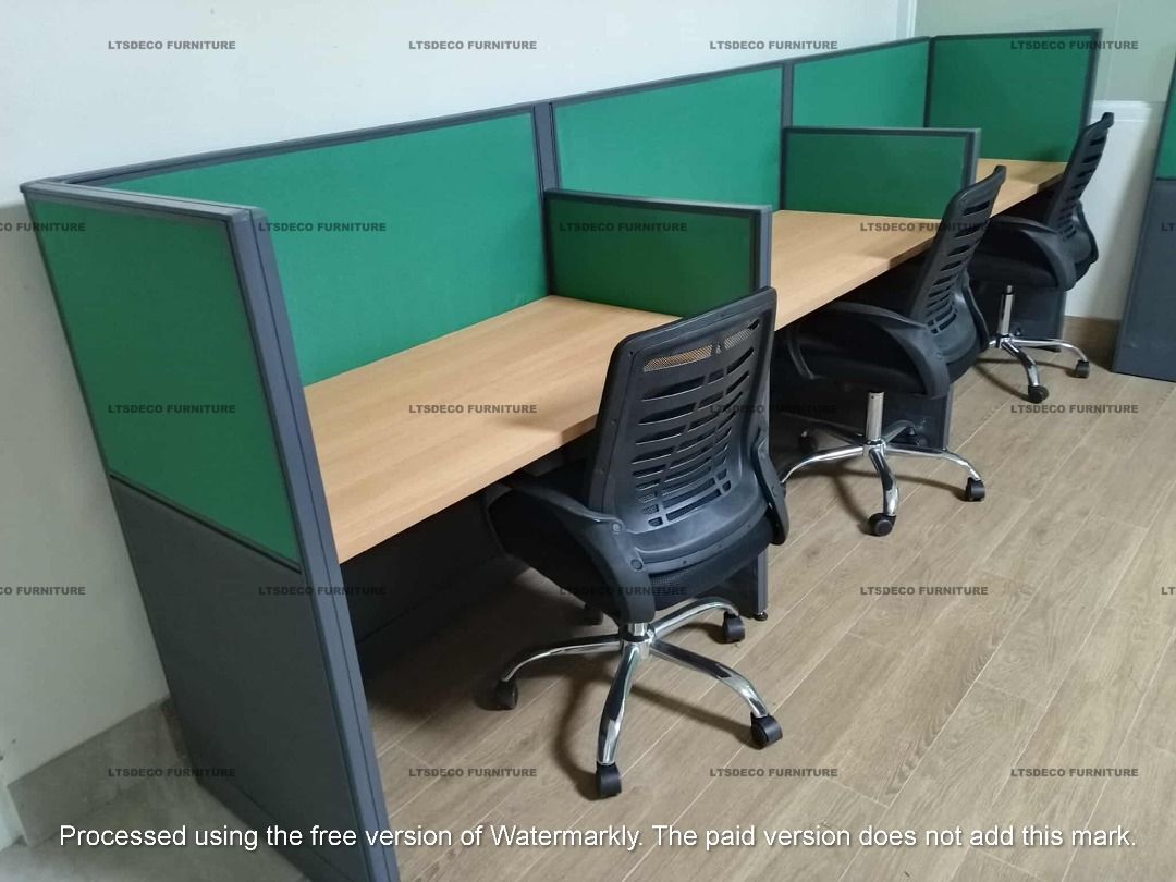 workstation table modular customized office partition furnitures (Category: Office Furniture & Fixtures) located in Caloocan City. Submitted by cheska.ltsdeco (Listing ID 1470557604, Image 1). Description: 👉Are you looking for WORKSTATION, MODULAR CUBICLES OFFICE PARTITION, and OFFICE FURNITURE SUPPLIER? LTSDECO Furniture, is direct supplier, manufacturer, and trusted provider of high quality, affordable and durable modular office divider partit