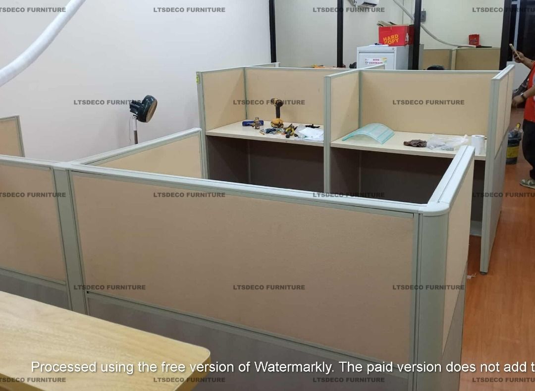 workstation tables customized office partition furnitures (Category: Office Furniture & Fixtures) located in Caloocan City. Submitted by lara.ltsdeco (Listing ID 1470629162, Image 2). Description: 👉Are you looking for WORKSTATION, MODULAR CUBICLES OFFICE PARTITION, and OFFICE FURNITURE SUPPLIER? LTSDECO Furniture, is direct supplier, manufacturer, and trusted provider of high quality, affordable and durable modular office divider partition, home