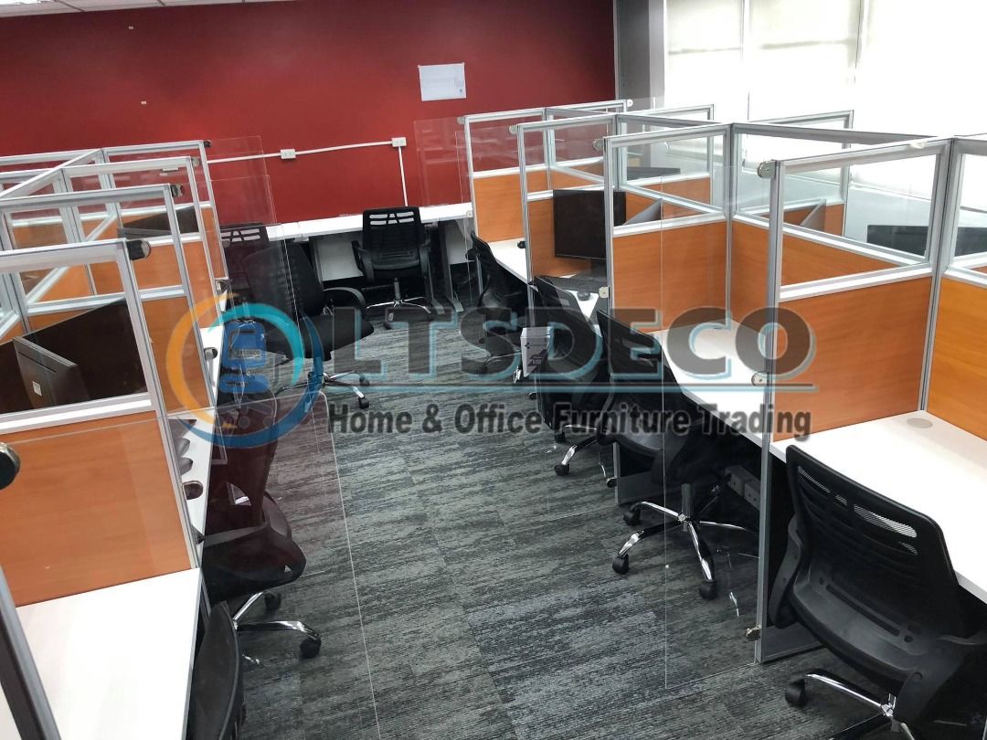 workstation tables with glass office partition customized (Category: Office Furniture & Fixtures) located in Caloocan City. Submitted by sanchez444 (Listing ID 1470567355, Image 3). Description: 👉Are you looking for WORKSTATION, MODULAR CUBICLES OFFICE PARTITION, and OFFICE FURNITURE SUPPLIER? LTSDECO Furniture, is direct supplier, manufacturer, and trusted provider of high quality, affordable and durable modular office divider partition, home a