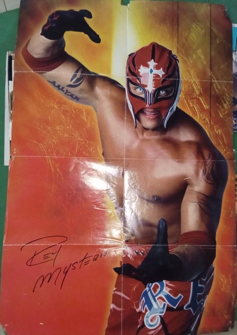 WWE Superstar Posters (Category: Western Merchandise) located in Cavite. Submitted by emilgarcia09 (Listing ID 1470623469, Image 1). Description: 100 Each Mostly Giant Posters .