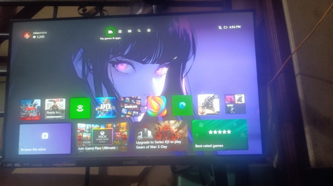 Xbox One S 512 Gb with Games (Category: Xbox) located in Manila. Submitted by mkac4krist41190 (Listing ID 1470662655, Image 1). Description: - White Xbox One S console, fully tested and runs smoothly - Includes 3 physical game discs: NBA 2K19, Call of Duty Ghosts, and Call of Duty Advanced Warfare - Complete set with power cable, HDMI cable, Controller - Hooked up and ready for setup upon meet-up or delivery.