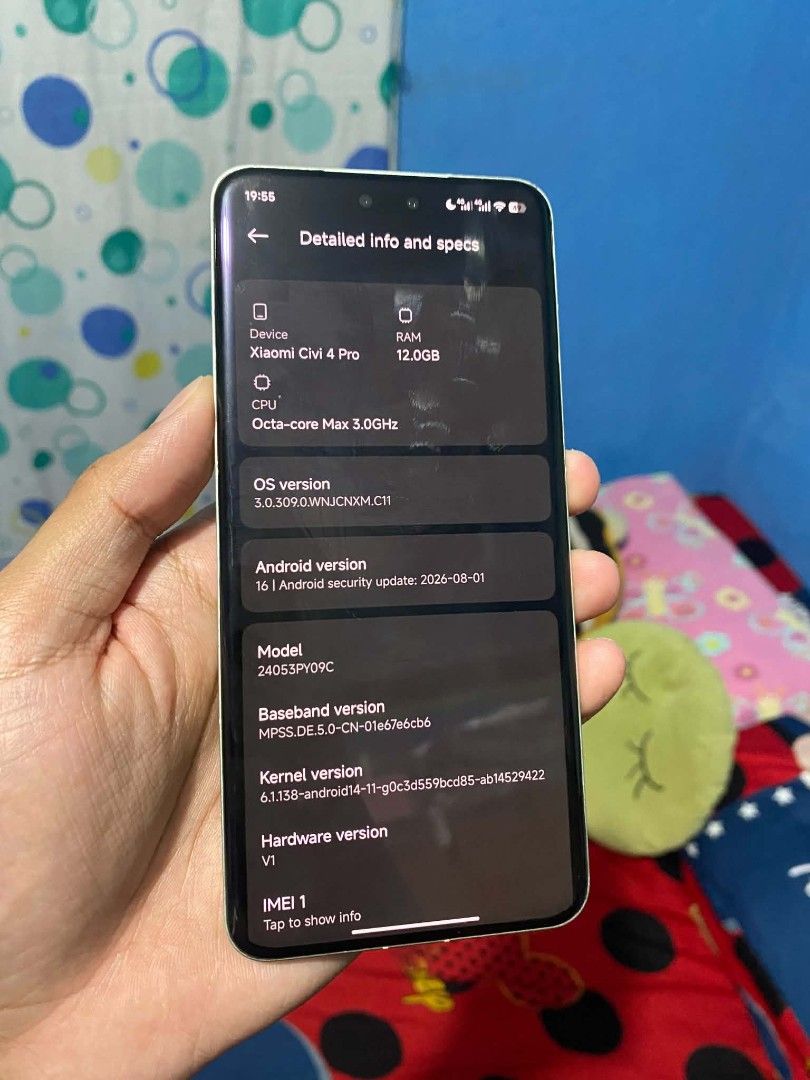 Xiaomi Civi 4 pro Camera phone 12/512 (Category: Xiaomi) located in Manila. Submitted by oddpenguin.332802 (Listing ID 1470693362, Image 2). Description: .
