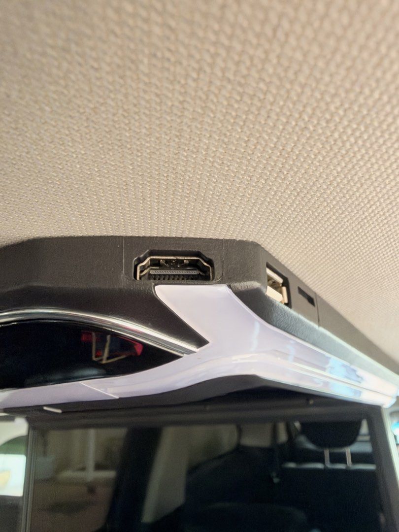 Xtrons 17.3” Roof mount car monitor overhead entertainment screen, Car ...