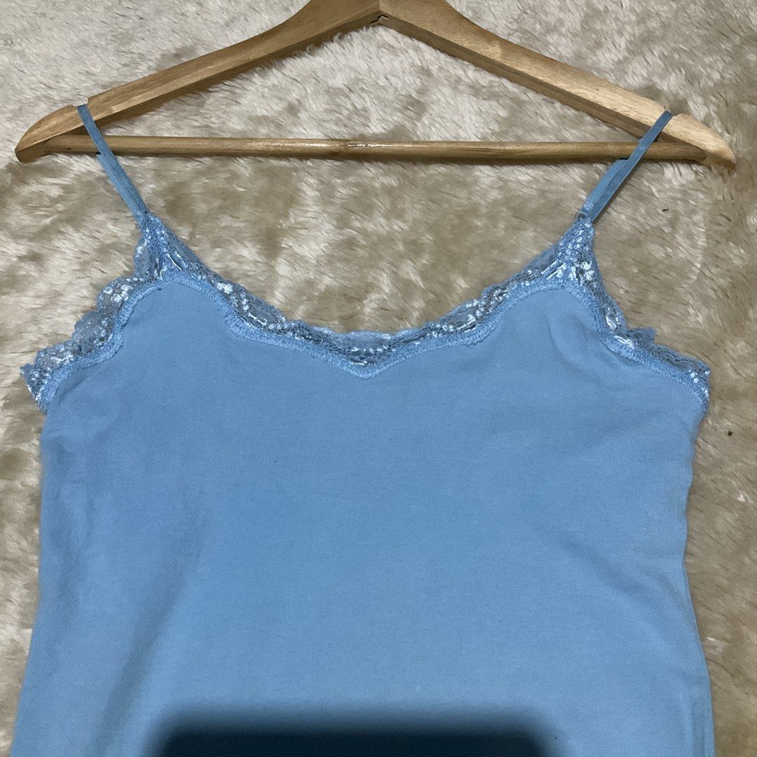 Y2k cami lace top (Category: Others Tops) located in San Fernando. Submitted by jz_ofiaza (Listing ID 1470597772, Image 3). Description: .
