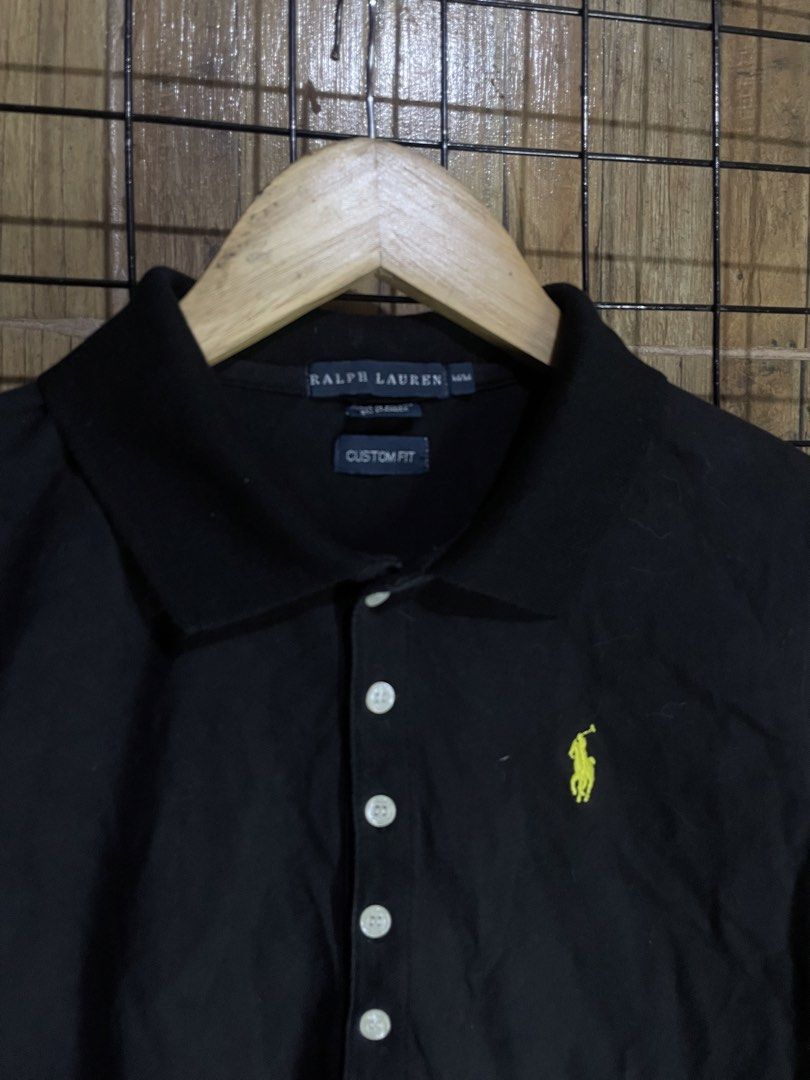 Y2k ralph lauren polo (Category: Shirts) located in Pateros City. Submitted by toogood.mnl (Listing ID 1470640104, Image 2). Description: Ralph Lauren black y2k polo W15 L-23.5 No issue Good condition .