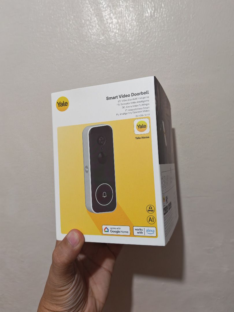 YALE SMART VIDEO DOORBELL (Category: Home Improvement Tools & Accessories) located in Makati City. Submitted by ejimmy (Listing ID 1470562912, Image 1). Description: FOR SALE: YALE SMART VIDEO DOORBELL Brand New & Sealed in Box! Upgrade your home security with the Yale Smart Video Doorbell! Monitor your doorstep anytime, anywhere, directly from your smartphone using the Yale Home app. https://www.yalesmart.com/ph/phaa-smart-video-doorbell FEATURE