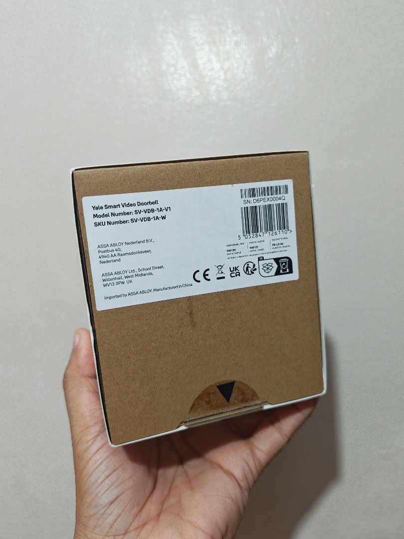 YALE SMART VIDEO DOORBELL (Category: Home Improvement Tools & Accessories) located in Makati City. Submitted by ejimmy (Listing ID 1470562912, Image 3). Description: FOR SALE: YALE SMART VIDEO DOORBELL Brand New & Sealed in Box! Upgrade your home security with the Yale Smart Video Doorbell! Monitor your doorstep anytime, anywhere, directly from your smartphone using the Yale Home app. https://www.yalesmart.com/ph/phaa-smart-video-doorbell FEATURE