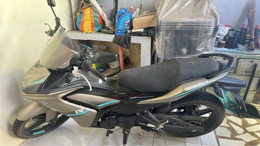 Yamaha Sniper 155R 2022 model (Category: Motorbikes for Sale) located in Quezon City. Submitted by karenswift13 (Listing ID 1470653986, Image 1). Description: All stock Sapang palay, Bulacan area Negotiable 2023 acquired.