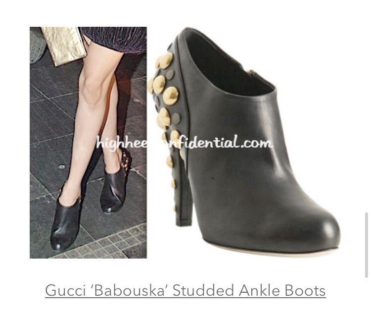 YOMA BLACK STUDS HEELS SHOES US 6 (Category: Heels) located in Marikina City. Submitted by minimalistmanila (Listing ID 1470568161, Image 2). Description: Yoma babouska black leather studded ankle boots. US 6. Approx 3 inches height. Never used. Similar to Gucci shoes. Bought in London for P9,500 if converted. Order now! *Issues: Minor nicks, 3-4 metal buttons tarnishing that can be polished and needs heel rubber replacement, hence discounted pri