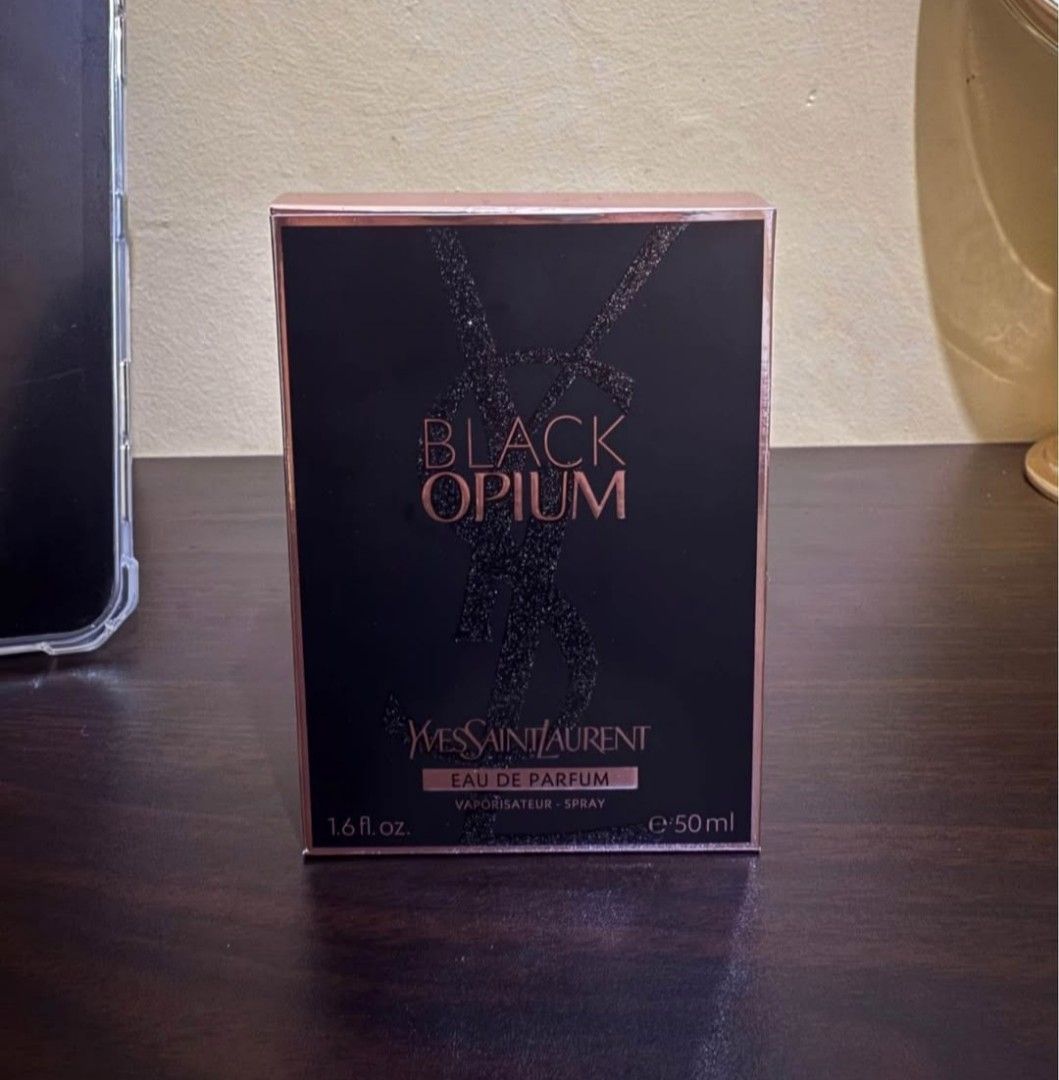YSL Black Opium (Category: Fragrance & Deodorants) located in Manila. Submitted by precy.gracr (Listing ID 1470736741, Image 3). Description: few sprays only missing.