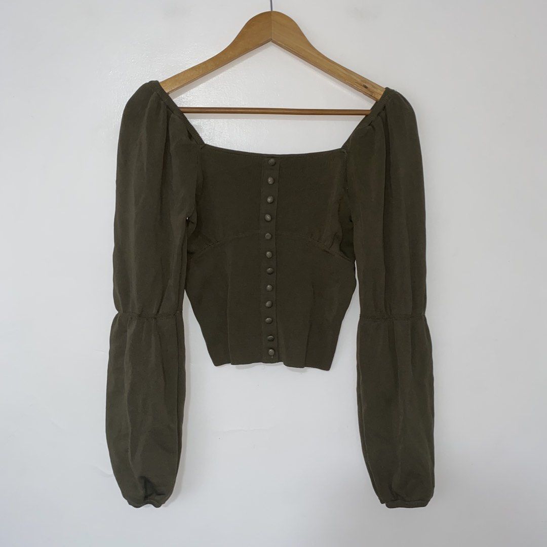 ZARA rib knit top (Category: Blouses) located in San Jose del Monte. Submitted by mamiracky (Listing ID 1470566831, Image 2). Description: .