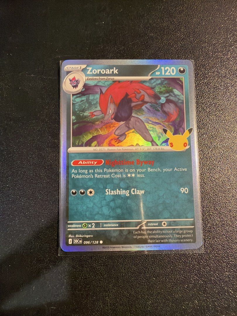 Zoroark 096/128 Common (Category: Raw Singles) located in Manila. Submitted by garagesalebykoda (Listing ID 1470650205, Image 1). Description: .