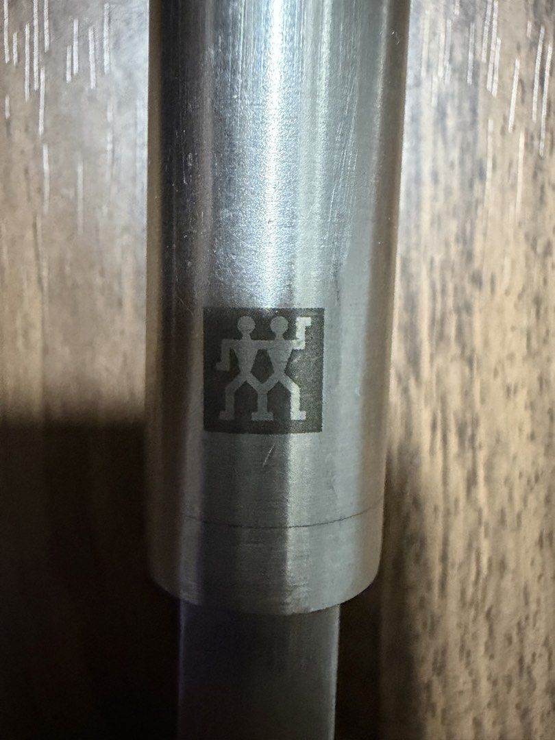 Zwilling Silicone Kitchen Spatula 42MD10 (Category: Cookware & Accessories) located in Digos. Submitted by old_soul. (Listing ID 1470694958, Image 2). Description: - Brand: Zwilling - Model: 42MD10 - Material: Stainless steel handle with durable grey silicone spatula head - Features iconic Zwilling twin logo engraved on the handle - Gentle on non-stick pans, pots, and bakeware - Heat-resistant and easy to clean - Condition: Well-maintained and re