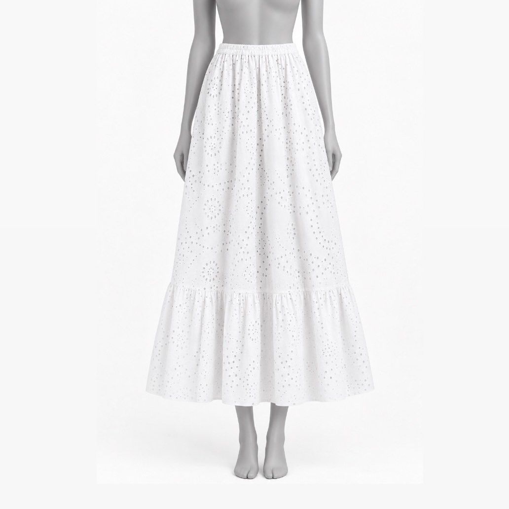 0005 GU White Long Skirt (Category: Skirts) located in Cebu City. Submitted by condodeclutterph (Listing ID 1470772178, Image 1). Description: .