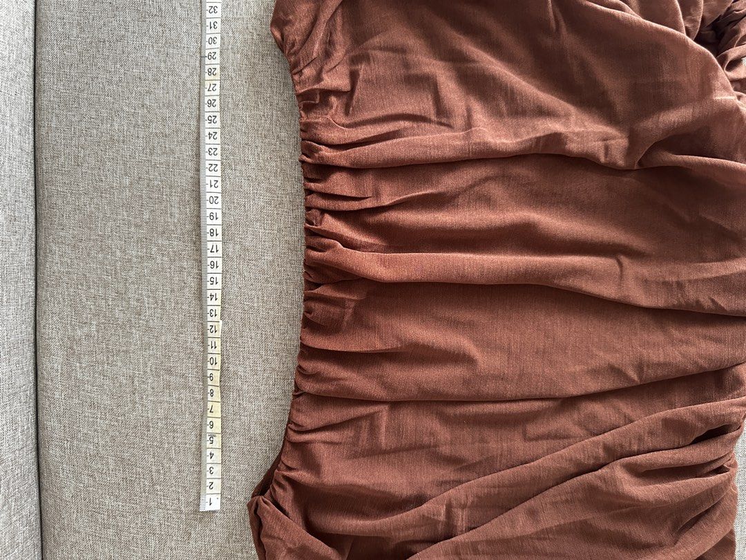 0007 H&M Brown Bubble Indonesian Top (Category: Blouses) located in Cebu City. Submitted by condodeclutterph (Listing ID 1470770693, Image 3). Description: .