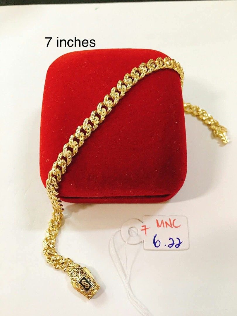 18k Saudi Gold Monaco Bracelet 7" (Category: Bracelets) located in Manila. Submitted by yourfashionthrifter (Listing ID 1470747118, Image 1). Description: .
