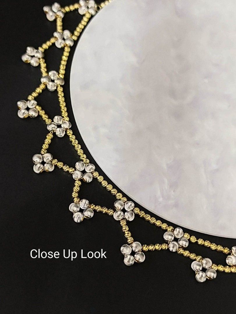 18k Saudi gold necklace (Category: Necklaces) located in Manila. Submitted by bhelgoldseller2ndaccount (Listing ID 1470876884, Image 2). Description: New!!✨New!!✨New!! Authentic 18k Saudi Golds 💯pawnable/naisasanla 💯with high appraisal rate 💯good investment 💯Direct supplier price 👉OPEN for resellers 🌺please take time to evaluate their actual sizes and grams 👉Best panggift for all occasions ✅ Sold per grams not per piece Kya lowest price ✅W