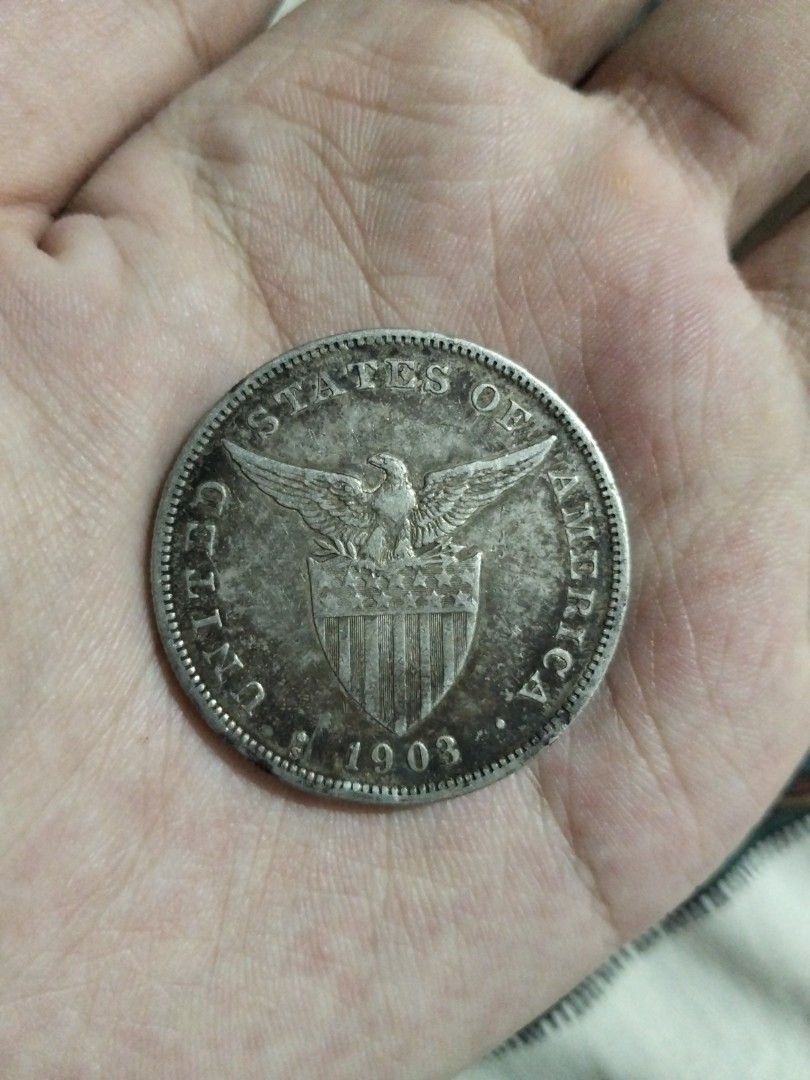 1903 1 Peso (Category: Currency) located in Malabon City. Submitted by userofgames1233 (Listing ID 1470900418, Image 2). Description: .