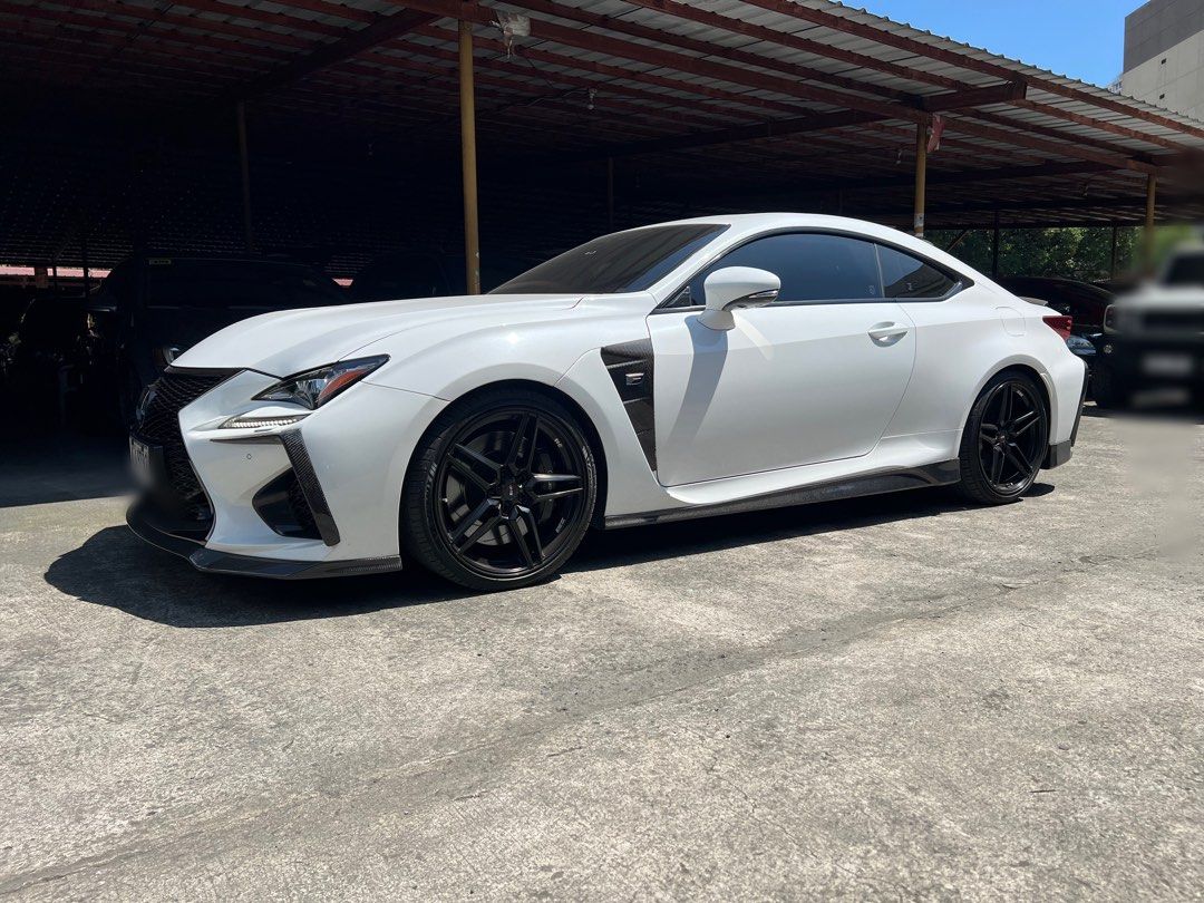 2015 Lexus RCF F Sport Auto (Category: Used Cars) located in Pasig City. Submitted by philippians.4.13 (Listing ID 1470866201, Image 1). Description: 2015 LEXUS RCF 5.0 V8 A/T - 35T kms only - 5.0 V8 Naturally Aspirated 467HP - 8 Speed Automatic Transmission - Red and black F SPORT Leather Interior - Sunroof - Casa Maintained by LEXUS MANILA -Air Suspension - Original Artisan Body Kits - 20” Savini SVF-3 Mags - F1 Full Exhaust *App Remote Control