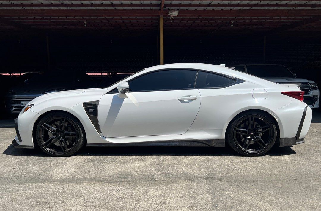 2015 Lexus RCF F Sport Auto (Category: Used Cars) located in Pasig City. Submitted by philippians.4.13 (Listing ID 1470866201, Image 3). Description: 2015 LEXUS RCF 5.0 V8 A/T - 35T kms only - 5.0 V8 Naturally Aspirated 467HP - 8 Speed Automatic Transmission - Red and black F SPORT Leather Interior - Sunroof - Casa Maintained by LEXUS MANILA -Air Suspension - Original Artisan Body Kits - 20” Savini SVF-3 Mags - F1 Full Exhaust *App Remote Control