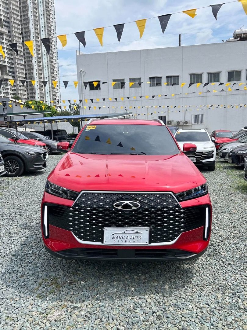 2025 Chery Tiggo 5 (Category: Used Cars) located in Pasig City. Submitted by mad_cars (Listing ID 1470791401, Image 1). Description: 2025 CHERY TIGGO CROSS GAS AUTOMATIC TRANSMISSION 555,000 (AVAILABLE FOR FINANCING ZERO PERCENT PROCESSING FEE UNTIL) Red 1.5L Gasoline Engine 5 ending plate 9tkms mileage Automatic Transmission LED Headlights LED Daytime Running Lights (DRL) Address: Elements Rosemarie Pasig Boulevard, Brgy Kapitolyo Pasig. Googlem
