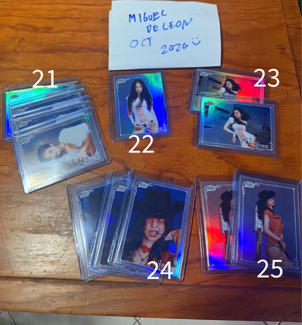 2026 Topps Chrome Jennie Refractors (Category: Raw Singles) located in Paranaque City. Submitted by tuttopassa1217 (Listing ID 1470765762, Image 3). Description: 1000 each, discounts for bundles. Also have the complete base set of 30 cards for 9k..