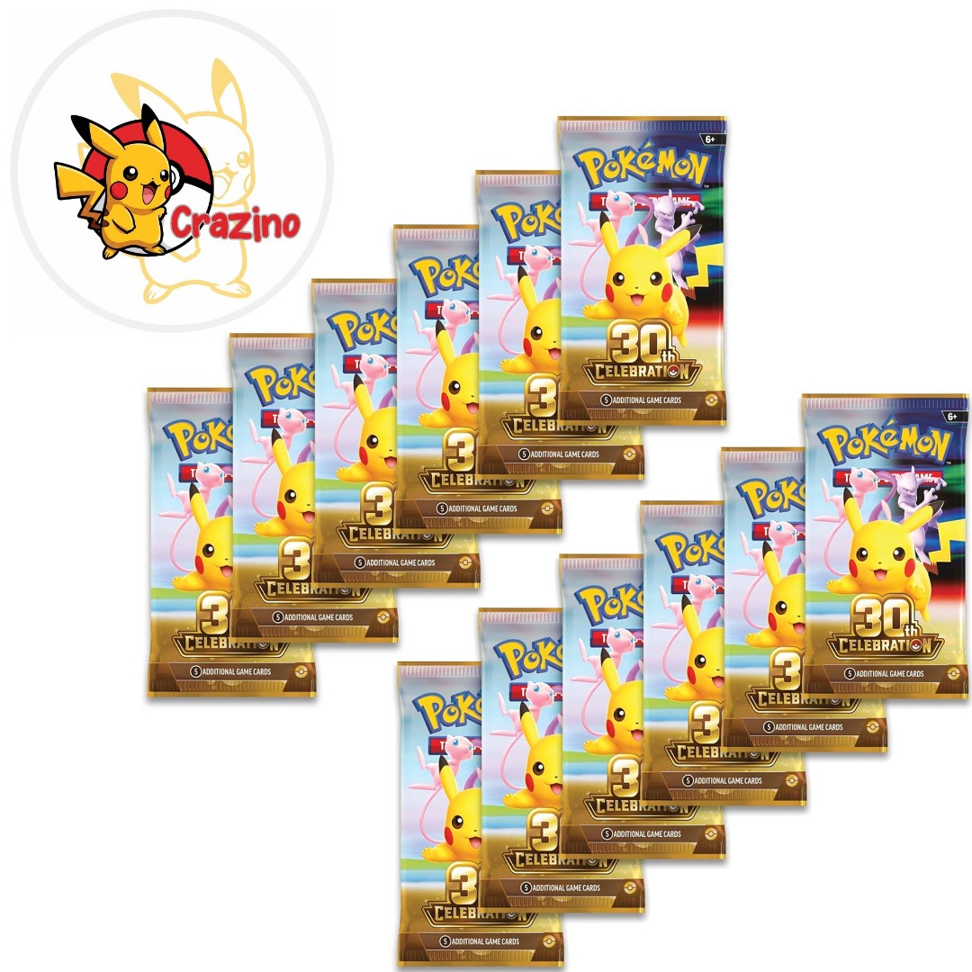 30th Celebrations Booster Pack Pokemon, Toys & Collectibles, Trading ...