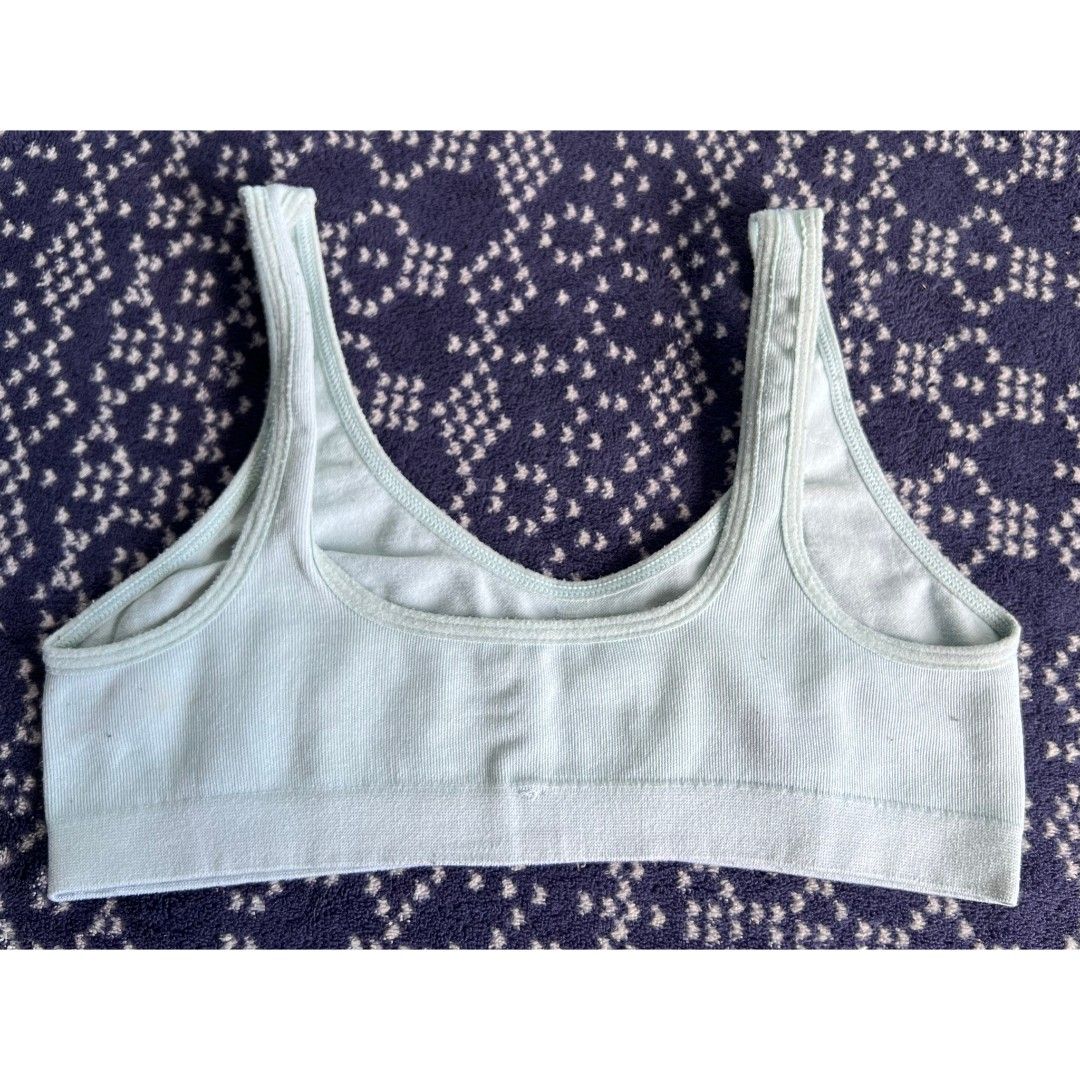 3 PCs Bralette Bra bundle (Category: Activewear) located in Quezon City. Submitted by all_items_50_each (Listing ID 1470793932, Image 3). Description: 3 PCs Bralette Bra bundle Fits teens, adult XS-S *brand and size is posted, as long as it is readable, measurements via tape measure-laid flat, is also posted *wash before wearing, may have lints, dirt/stains (due to storage), color-bleed stains, esp. light colored, with normal signs of usage, pls.