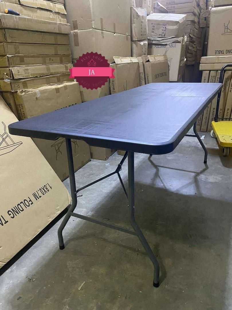 4FT, 5FT, 6FT BLACK FOLDING TABLE‼️ (Category: Tables & Sets) located in Manila. Submitted by bambooreye87652 (Listing ID 1470899750, Image 3). Description: UPDATE PRICE: 4FT-1300 5FT-1450 6FT-1550 OPEN FOR BULK ORDERS✔️ DISCOUNT DEPENDS ON ORDERS QUANTITY😊.