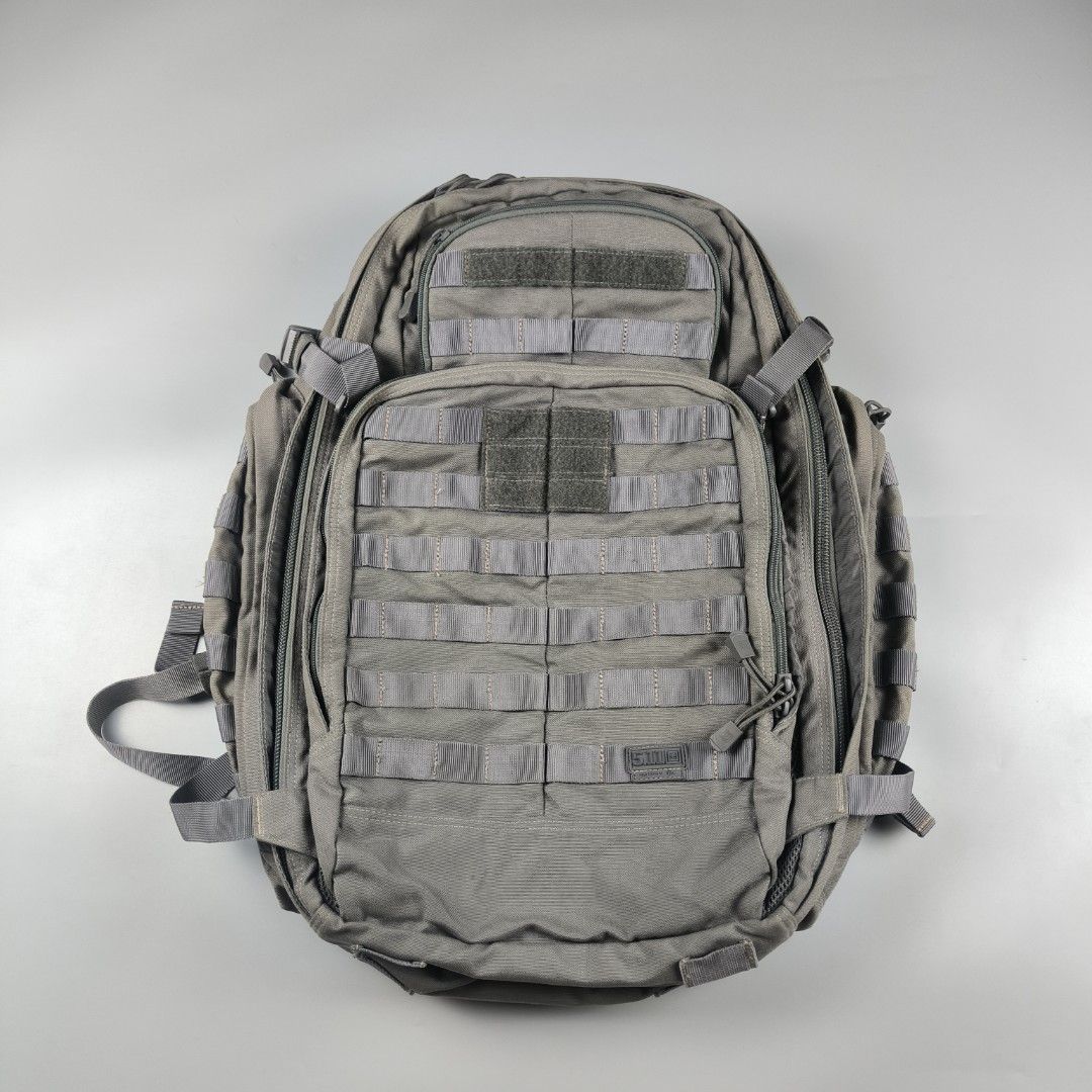 5.11 Tactical Rush 72 2.0 Backpack (Category: Backpacks) located in General Mariano Alvarez. Submitted by rammrtnz (Listing ID 1470808927, Image 1). Description: 5.11 Tactical Rush 72 2.0 Backpack Capacity: 55L Multiple pocket 2side pocket 15inches long Stowable waist strap Dimension: Height - 23inches Width - 13.5inches Depth - 8.5inches Minimal sign of usage. Light sunfade(normal sa mga 5.11 backpack) Very good condition Php4580+shipping fee Mo