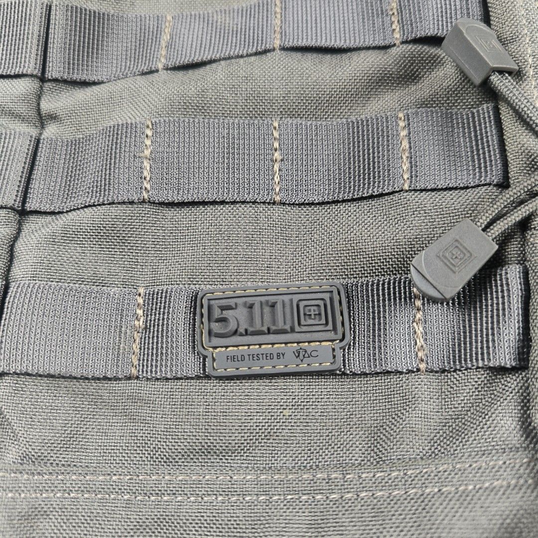 5.11 Tactical Rush 72 2.0 Backpack (Category: Backpacks) located in General Mariano Alvarez. Submitted by rammrtnz (Listing ID 1470808927, Image 2). Description: 5.11 Tactical Rush 72 2.0 Backpack Capacity: 55L Multiple pocket 2side pocket 15inches long Stowable waist strap Dimension: Height - 23inches Width - 13.5inches Depth - 8.5inches Minimal sign of usage. Light sunfade(normal sa mga 5.11 backpack) Very good condition Php4580+shipping fee Mo