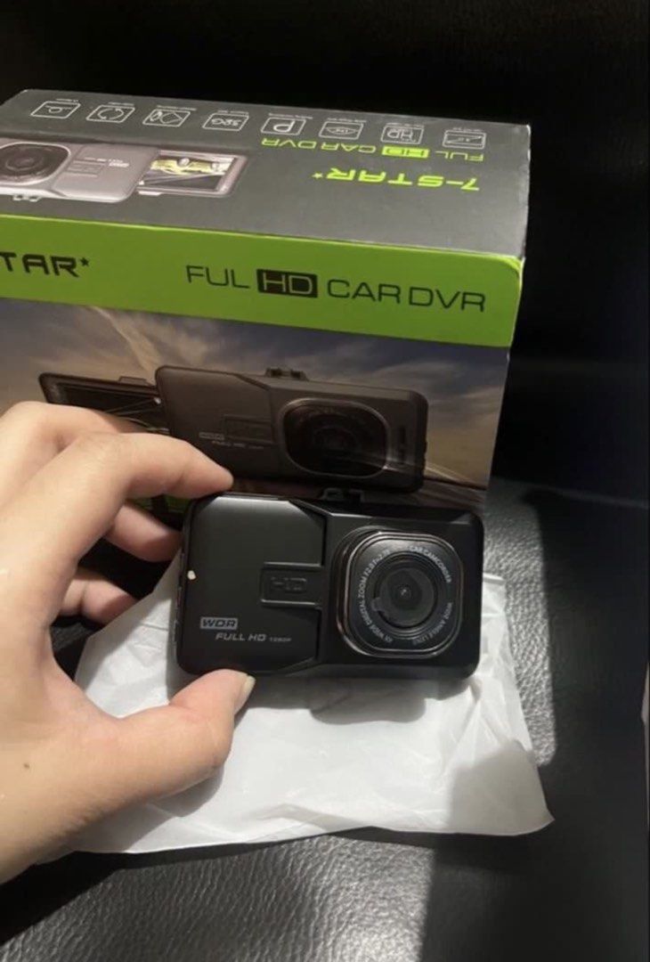 7-STAR FULL HD 1080P Car DVR Dashcam (Category: Audio, Video, Alarm and other Electronic Accessories) located in Manila. Submitted by honey.001 (Listing ID 1470855721, Image 2). Description: ✨Price is negotiable - 7-Star Full HD Car DVR - Records in crystal clear 1080P resolution - Wide angle lens for maximum coverage - All necessary cables included - Comes in original packaging - Essential for your car’s safety and security.