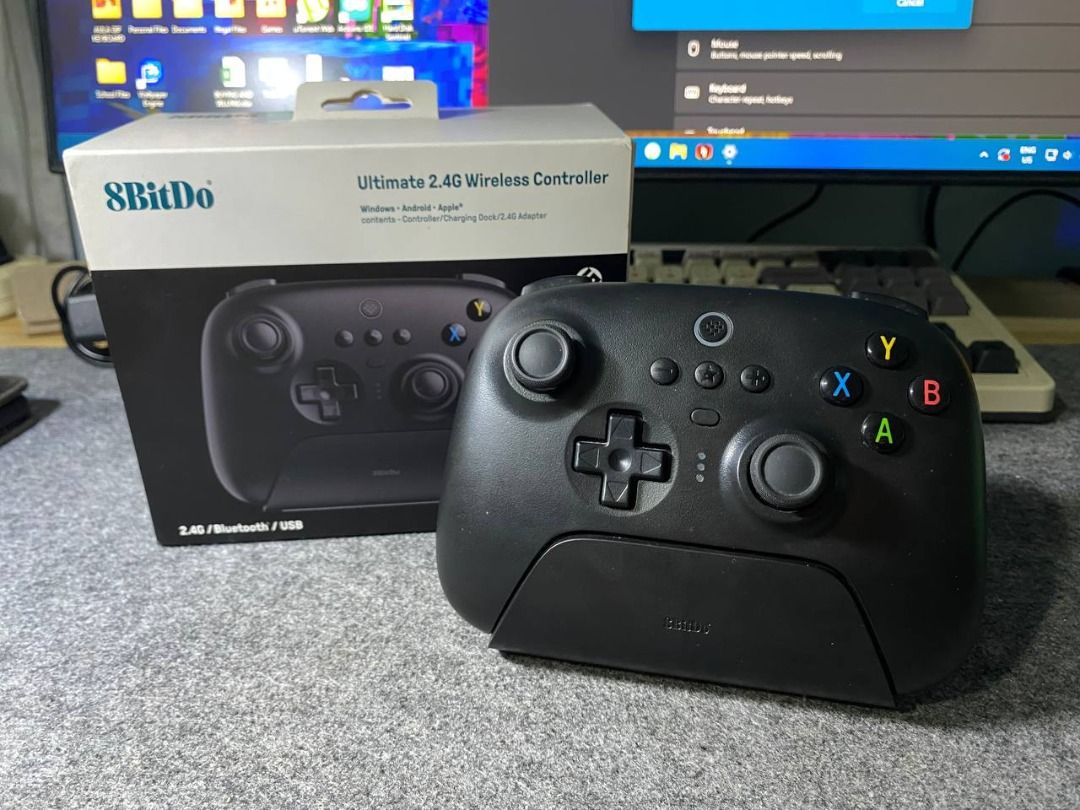 8BitDo Ultimate 2.4G Wireless Controller. (Category: Controllers) located in Paranaque City. Submitted by cheska.zaldivar (Listing ID 1470843389, Image 2). Description: 🎮 Selling my pre-loved 8BitDo Ultimate 2.4G Wireless Controller. Original, tested, and working perfectly with no issues. Complete with charging dock, 2.4g adapter, and original box. Available: ⭐ 8BitDo Ultimate 2.4G Wireless Controller (Black, with Charging Dock & Box) 📸 More ph