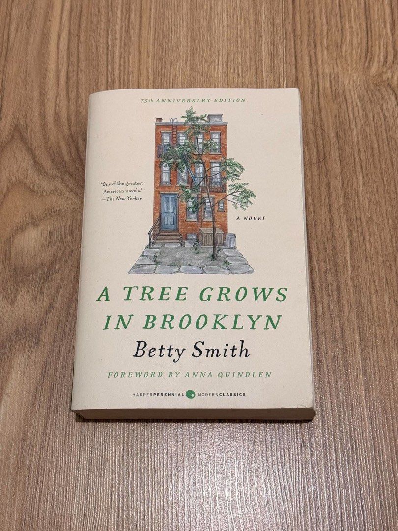 A Tree Grows in Brooklyn 75th Anniversary Edition Novel (Category: Storybooks) located in Manila. Submitted by mchdcs (Listing ID 1470854812, Image 1). Description: - Edition: Harper Perennial Modern Classics paperback - Special Feature: Includes a foreword by Anna Quindlen - Condition: Clean pages, excellent pre-loved condition.