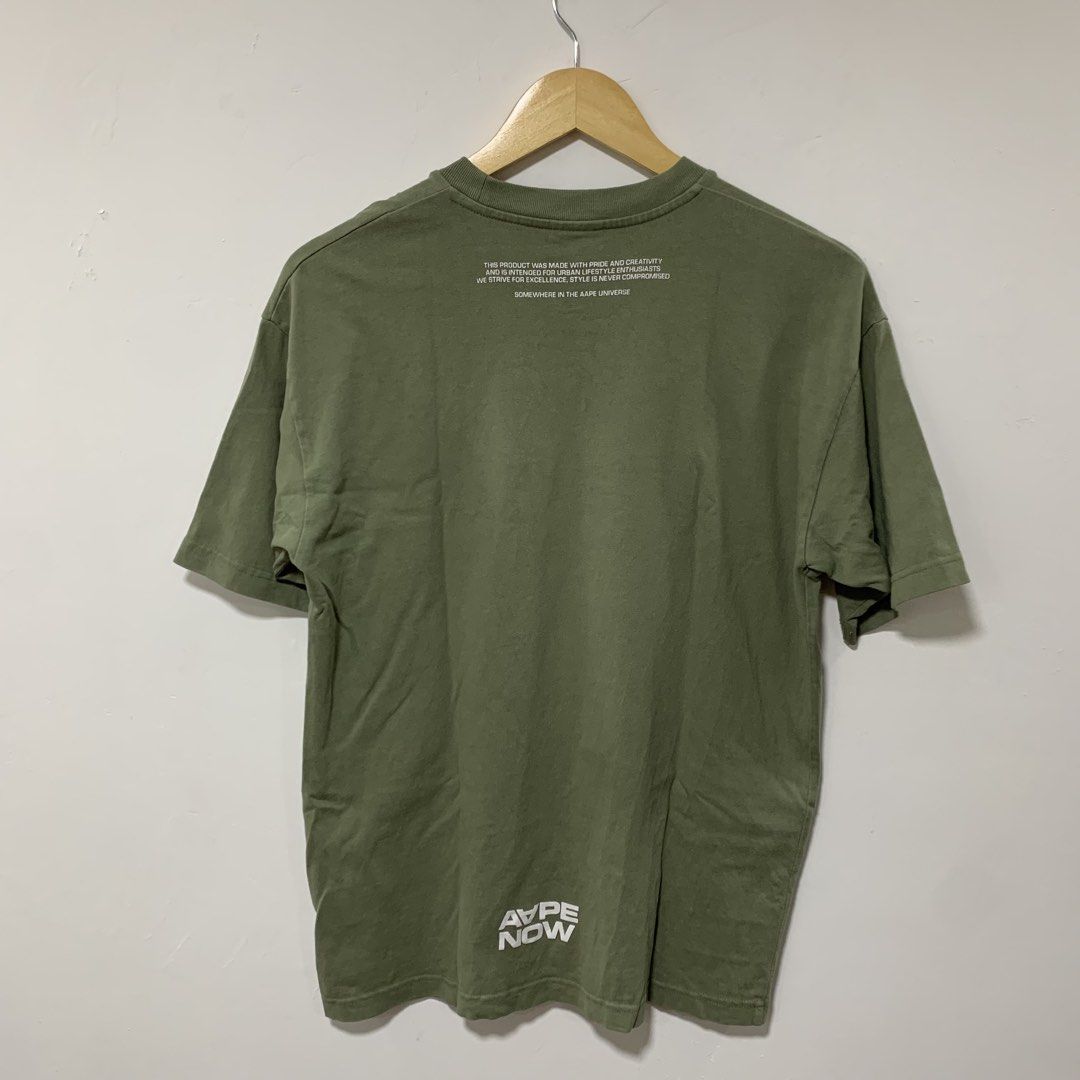 Aape basic logo (Category: Tshirts & Polo Shirts ) located in Cavite. Submitted by yobubsss (Listing ID 1470897300, Image 3). Description: Size Small 20w 27L Good condition Issue see last 2pic.