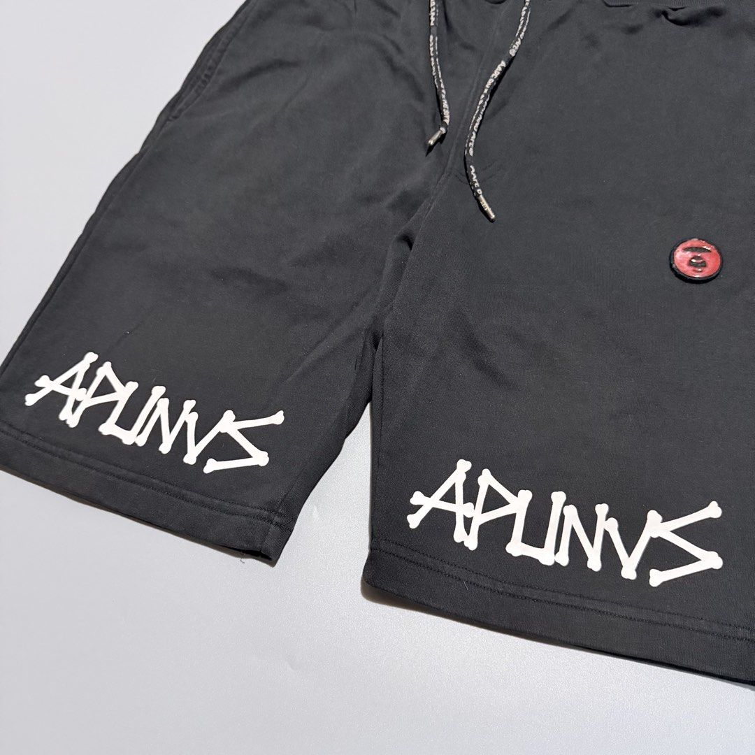 Aape by a bathing ape Shorts (Category: Shorts) located in Manila. Submitted by thriftstwodrips (Listing ID 1470869233, Image 3). Description: Dimensions: Waistline 31-37 Length 21 9.5 Color rate Excellent condition .