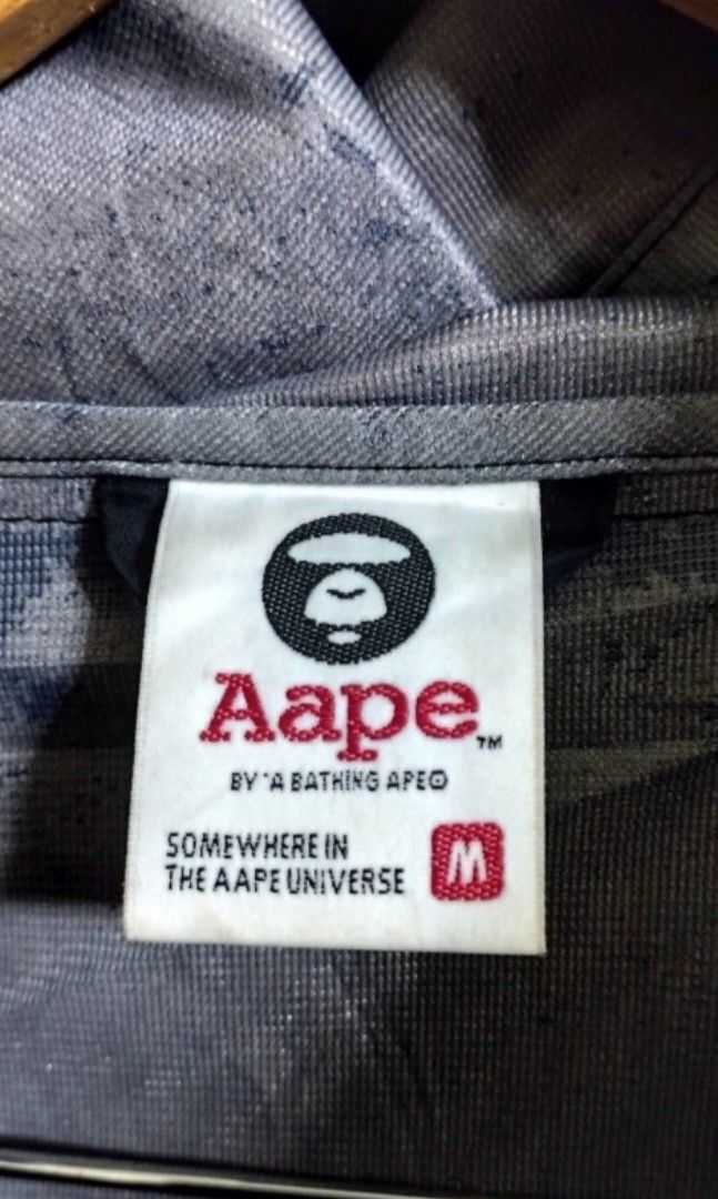 AAPE by A Bathing Ape x NASA Fall/Winter 2019 collaboration (Category: Coats, Jackets and Outerwear) located in Zamboanga. Submitted by luckythrifts67 (Listing ID 1470846155, Image 3). Description: 🦧 AAPE by A Bathing Ape x NASA Fall/Winter 2019 collaboration Size M on tag HONEST ISSUE IS: EXPIRED BUT GOODS (AND WASHING NALANG RIN) good for upcycling nalang talaga Overall goods naman 😁 Full tags/wash tags mop: gcash.