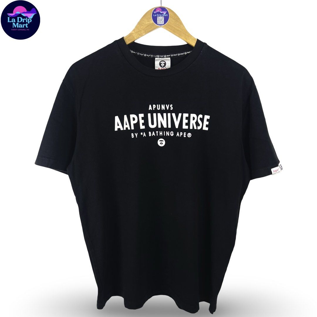 ‎“AAPE BY BATHING APE APE UNVRS GRPHC TEE (Category: Tshirts & Polo Shirts ) located in Taguig. Submitted by ldm.ph (Listing ID 1470745950, Image 1). Description: ‎(LDM-D-0243) ‎Size:ACTUAL FIT:LARGE ‎Dimensions ‎Inches width:22 ‎Inches length:28 ‎Condition: EXCELLENT ‎Color rate:9.5 ‎Flaws:❌ ‎(READY TO WEAR) ‎..