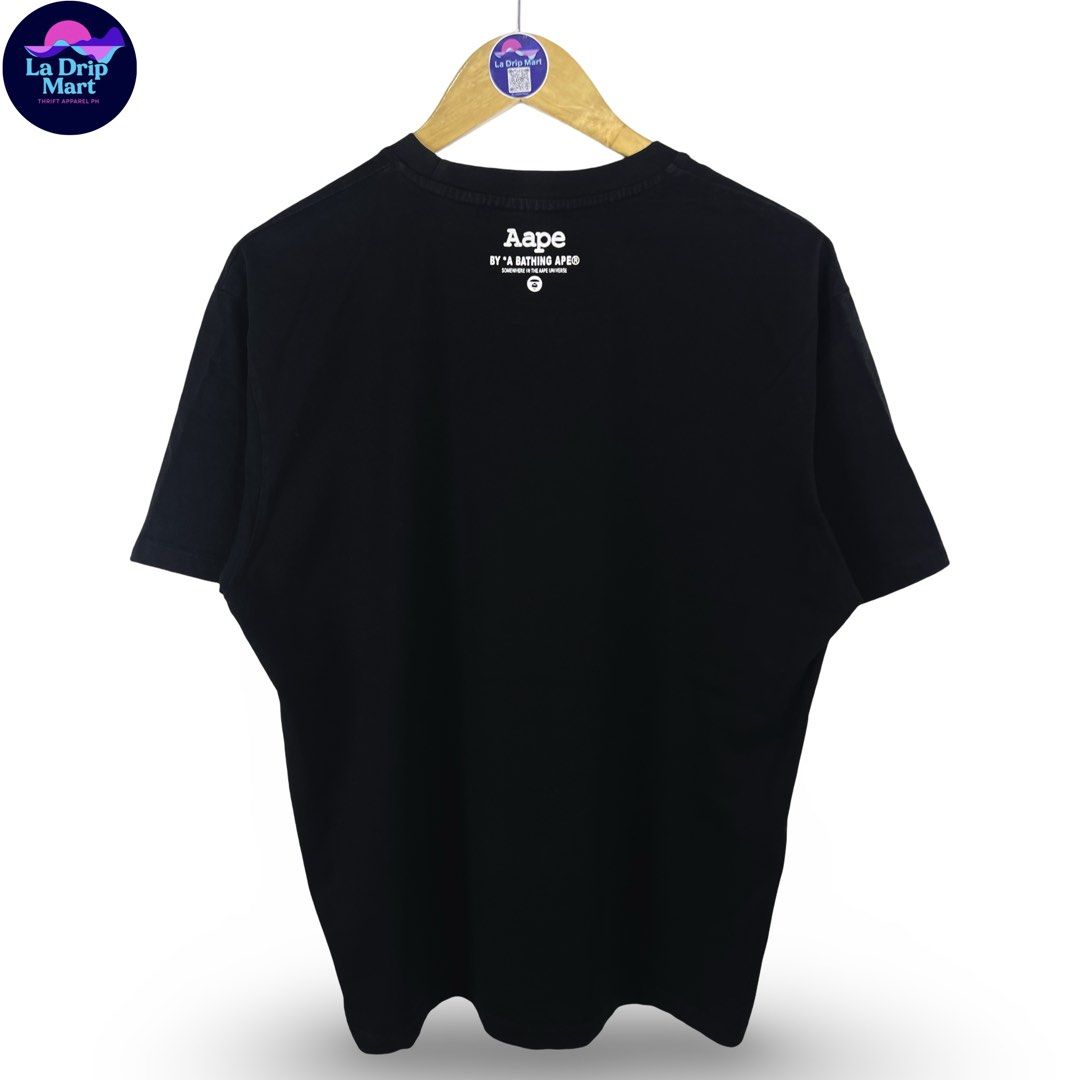 ‎“AAPE BY BATHING APE APE UNVRS GRPHC TEE (Category: Tshirts & Polo Shirts ) located in Taguig. Submitted by ldm.ph (Listing ID 1470745950, Image 2). Description: ‎(LDM-D-0243) ‎Size:ACTUAL FIT:LARGE ‎Dimensions ‎Inches width:22 ‎Inches length:28 ‎Condition: EXCELLENT ‎Color rate:9.5 ‎Flaws:❌ ‎(READY TO WEAR) ‎..