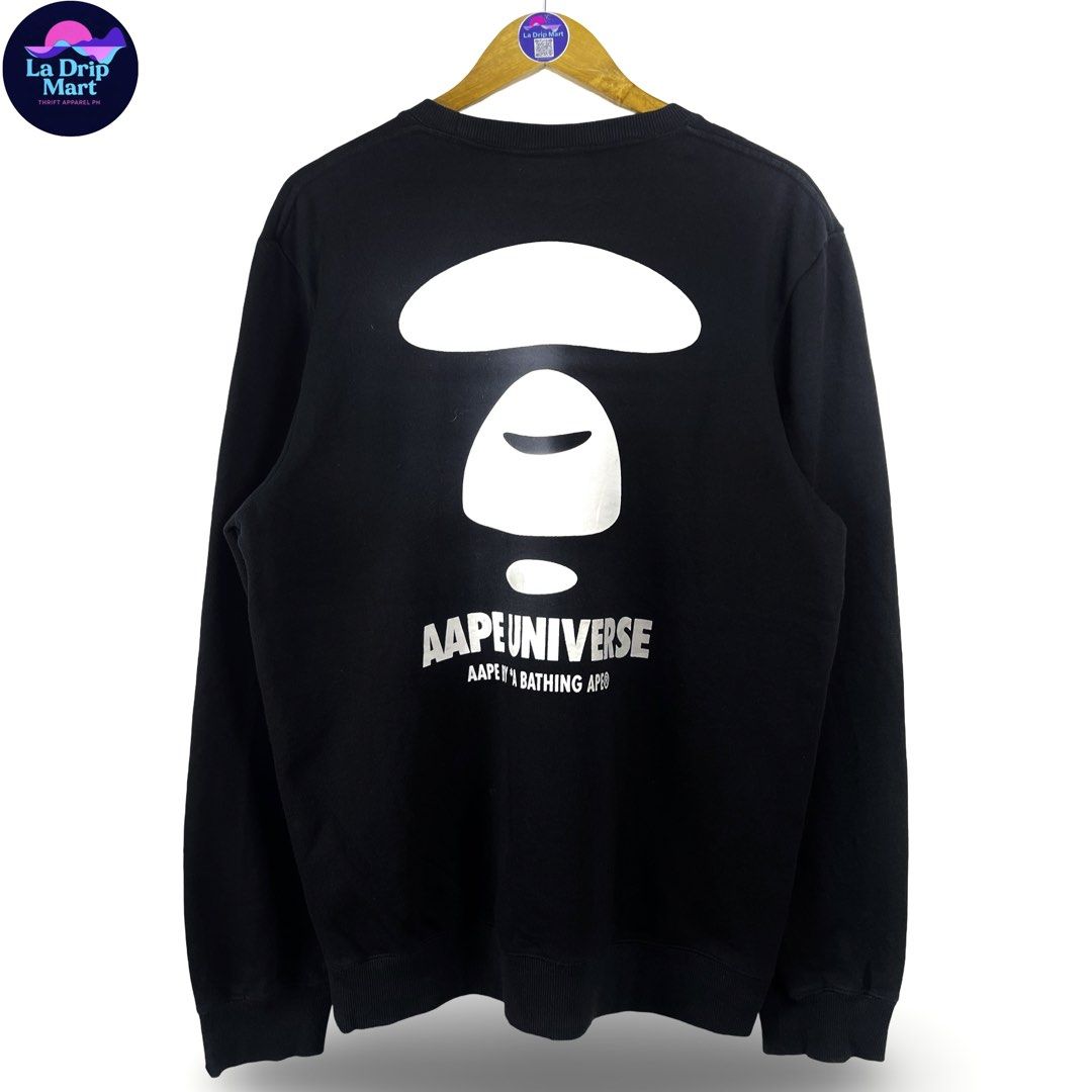 ‎“AAPE BY BATHING APE” MICKEY MOUSE GRPHC PULLOVER SWTR (Category: Activewear) located in Taguig. Submitted by ldm.ph (Listing ID 1470749409, Image 2). Description: ‎(LDM-E-308) ‎Size:ACTUAL FIT:L-XL ‎Dimensions ‎Inches width:23 ‎Inches length:28 ‎Condition: EXCELLENT ‎Color rate:9.5 ‎Flaws:❌ ‎(READY TO WEAR).