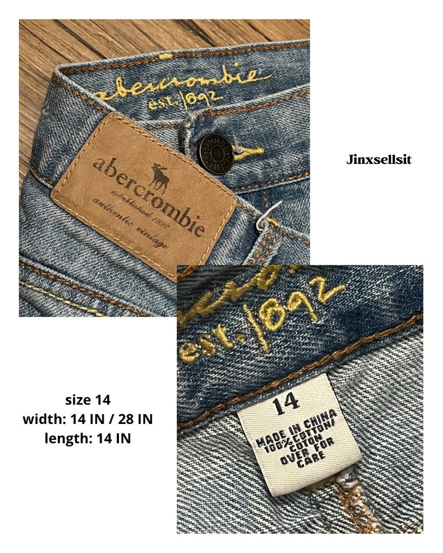 Abercrombie mini skirt (Category: Skirts) located in Manila. Submitted by jinxsellsit (Listing ID 1470823089, Image 3). Description: 📍Manila Width: 14 IN | 28 IN Length: 14 IN Gcash payment - j&t shipping.