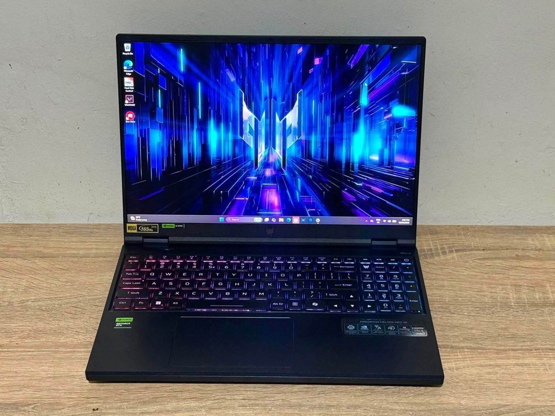 ACER PREDATOR HELIOS NEO 16 (Category: Laptops & Notebooks) located in Manila. Submitted by estillomopatricia (Listing ID 1470800030, Image 1). Description: ₱73,990 only 🔥🔥🔥 No issue. Good Condition ACER PREDATOR HELIOS NEO 16 INTEL CORE I7 14TH GEN 16GB RAM 512GB SSD RTX 4060 15.6 WQXGA 165HZ RGB BACKLIT 💻Good for Gaming, Autocad, Editing, & WFH 💻Ready to use. Specification ▪️INTEL CORE I7-14700HX (28 CPUs) ▪️16GB MEMORY RAM 5600 MT/s DDR5 