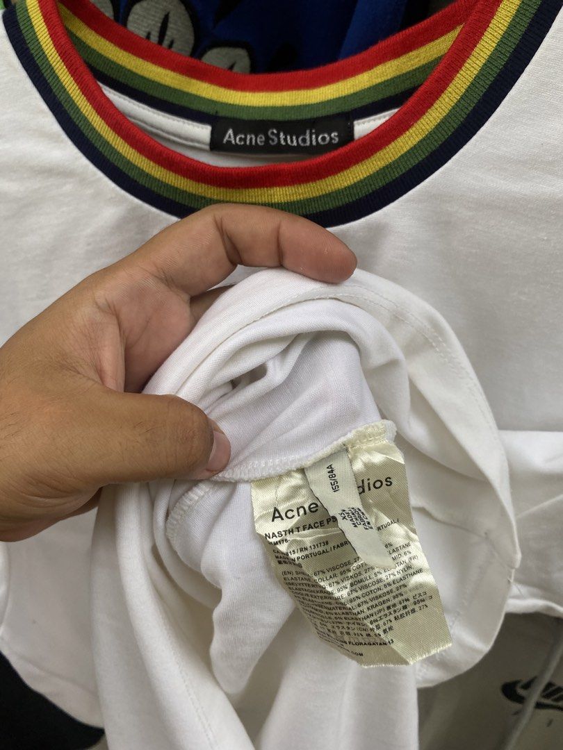 Acne studios color collar (Category: Tshirts & Polo Shirts ) located in Butuan. Submitted by angericohappy420 (Listing ID 1470774011, Image 2). Description: Size: Small fit Medium cr 9/10 Excellent needwash only .