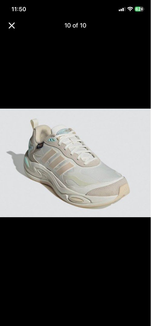 Adidas Climawarm Sneakers Beige Mint (Category: Sneakers) located in Valenzuela. Submitted by eugaraya0887393 (Listing ID 1470897593, Image 3). Description: - Brand: Adidas Climawarm - Style: Chunky daily trainers with a trendy wavy midsole - Colorway: Cream beige with soft mint green accents - Special Feature: Cordura tag on the side for added durability - Condition: Brand new, never worn, pristine condition - Perfect for: Everyday wear, streetw