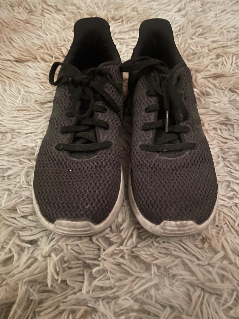 Adidas Cloudfoam Black Sneakers (Category: Sneakers) located in Manila. Submitted by azishops (Listing ID 1470846160, Image 3). Description: - Authentic Adidas Cloudfoam running shoes bought in 2021 - Signature Cloudfoam cushioning for all-day comfort - Ideal for daily casual use and for long duty hrs - Condition: Used, with visible signs of wear on the white rubber soles (please check photos) just needs cleaning.